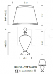 Настольная лампа Scrigno 1462/52 Sylcom