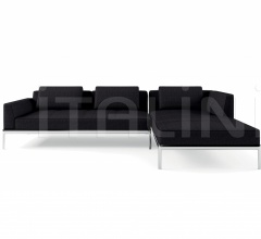 Итальянские Диваны - Модульный диван AluZen Итальянские Диваны - Модульный диван AluZen фабрика Alias