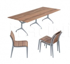 Стол обеденный teak table Стол обеденный teak table фабрика Alias