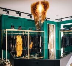 Итальянские Свет - Подвесной светильник ARIA GOLD фабрика Slamp