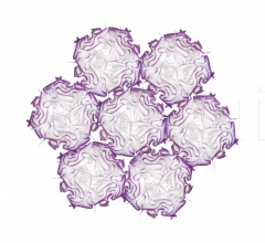 Итальянские Свет - Подвесной светильник VELI 7 фабрика Slamp