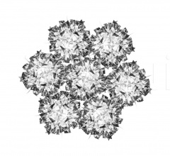 Итальянские Свет - Подвесной светильник VELI 7 фабрика Slamp