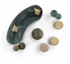 Итальянские Пуфы - Пуф Moon фабрика Giulio Marelli