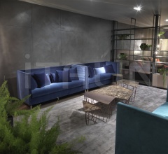 Итальянские Диваны - Диван Stripes Velvet Итальянские Диваны - Диван Stripes Velvet фабрика Giulio Marelli