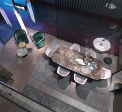 Стол обеденный Tatlin фабрика Giulio Marelli