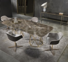 Стол обеденный Tatlin фабрика Giulio Marelli