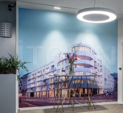 Итальянские Потолочные светильники - Потолочный светильник Flat moon eclips Итальянские Потолочные светильники - Потолочный светильник Flat moon eclips фабрика Modular Lighting Instruments