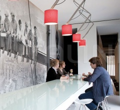 Итальянские Потолочные светильники - Потолочный светильник Nomad minimal Итальянские Потолочные светильники - Потолочный светильник Nomad minimal фабрика Modular Lighting Instruments