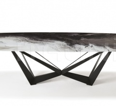 Стол обеденный Skorpio Crystalart Стол обеденный Skorpio Crystalart фабрика Cattelan Italia