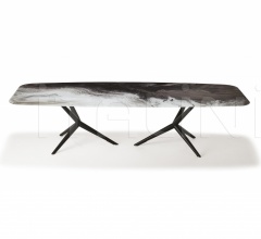 Стол обеденный Atlantis Crystalart Стол обеденный Atlantis Crystalart фабрика Cattelan Italia