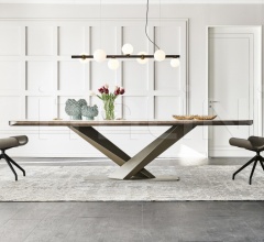Стол обеденный Stratos Keramik Premium Стол обеденный Stratos Keramik Premium фабрика Cattelan Italia
