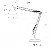 Настольная лампа NASKA 1 LED FontanaArte