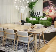 Стол обеденный Zio Dining Table фабрика Moooi