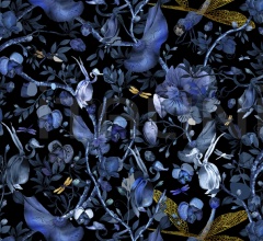 Ковер Biophillia Blue Black Ковер Biophillia Blue Black фабрика Moooi