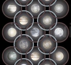 Ковер Planetas Black Red Ковер Planetas Black Red фабрика Moooi