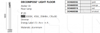 Напольный светильник Decompose Light Floor Artemide