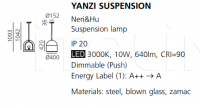 Подвесной светильник Yanzi Artemide