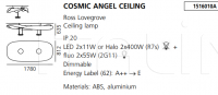 Потолочный светильник Cosmic Angel Artemide