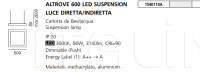Подвесной светильник Altrove Suspension Artemide