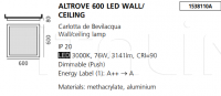Светильник Altrove Wall/ceiling Artemide
