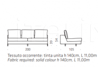 Модульный диван Landscape De Padova