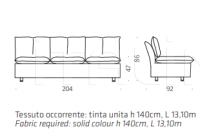 Модульный диван Pillow De Padova