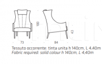 Кресло Tondo 05 De Padova