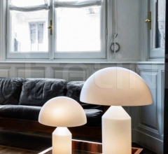 Настольная лампа Atollo glass Настольная лампа Atollo glass фабрика Oluce