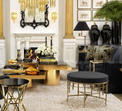 Итальянские Пуфы - Пуф Alessia 111253 фабрика Eichholtz