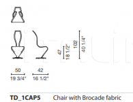 Стул S-Chair Brocade / Decor Cappellini
