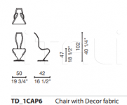 Стул S-Chair Brocade / Decor Cappellini