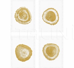 Итальянские Интерьерные декорации - Постер Gold Foil Tree Ring 110875 Итальянские Интерьерные декорации - Постер Gold Foil Tree Ring 110875 фабрика Eichholtz
