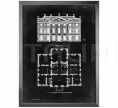 Итальянские Интерьерные декорации - Постер Graphic Building & Plan 109447 Итальянские Интерьерные декорации - Постер Graphic Building & Plan 109447 фабрика Eichholtz