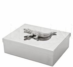 Итальянские Аксессуары для интерьера - Шкатулка Croc Jewel 109153 фабрика Eichholtz