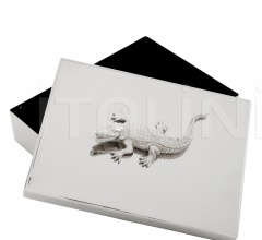 Итальянские Аксессуары для интерьера - Шкатулка Croc Jewel 109153 фабрика Eichholtz