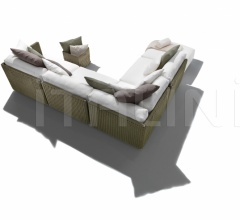 Итальянские Уличная мебель - Модульный диван Eddy фабрика Flexform