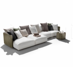 Итальянские Уличная мебель - Модульный диван Eddy фабрика Flexform