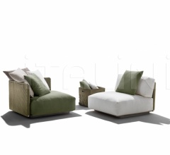 Итальянские Уличная мебель - Модульный диван Eddy фабрика Flexform