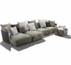 Итальянские Уличная мебель - Модульный диван Vulcano фабрика Flexform