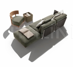 Итальянские Уличная мебель - Модульный диван Vulcano фабрика Flexform