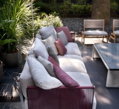 Итальянские Уличная мебель - Модульный диван Vulcano фабрика Flexform