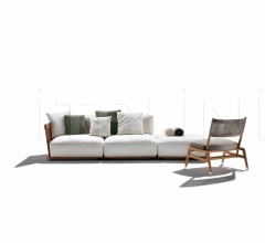 Итальянские Уличная мебель - Модульный диван Zante фабрика Flexform
