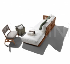 Итальянские Уличная мебель - Модульный диван Zante фабрика Flexform