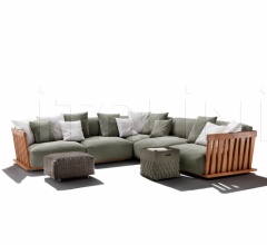 Итальянские Уличная мебель - Модульный диван Zante фабрика Flexform