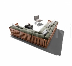 Итальянские Уличная мебель - Модульный диван Zante фабрика Flexform