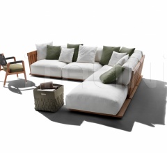Итальянские Уличная мебель - Модульный диван Zante фабрика Flexform