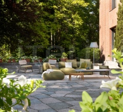 Итальянские Уличная мебель - Пуф Bangkok Outdoor фабрика Flexform