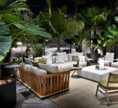 Итальянские Уличная мебель - Пуф Phuket фабрика Flexform