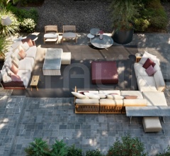 Итальянские Уличные столики - Журнальный столик Tindari Outdoor Итальянские Уличные столики - Журнальный столик Tindari Outdoor фабрика Flexform