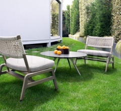 Итальянские Уличные столики - Кофейный столик Zefiro Outdoor Итальянские Уличные столики - Кофейный столик Zefiro Outdoor фабрика Flexform